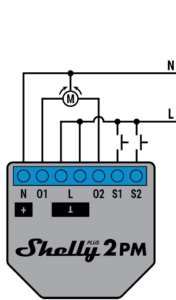 Cover controller Dual input mode buttons input 1 |