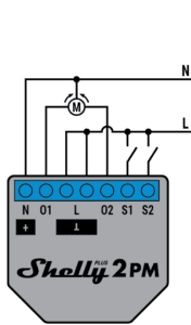 Cover controller Dual input mode switch inputs 1 |