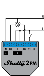 Cover controller Single input mode button input 1 |