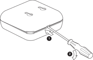 Shelly Plus HT removing back cover |